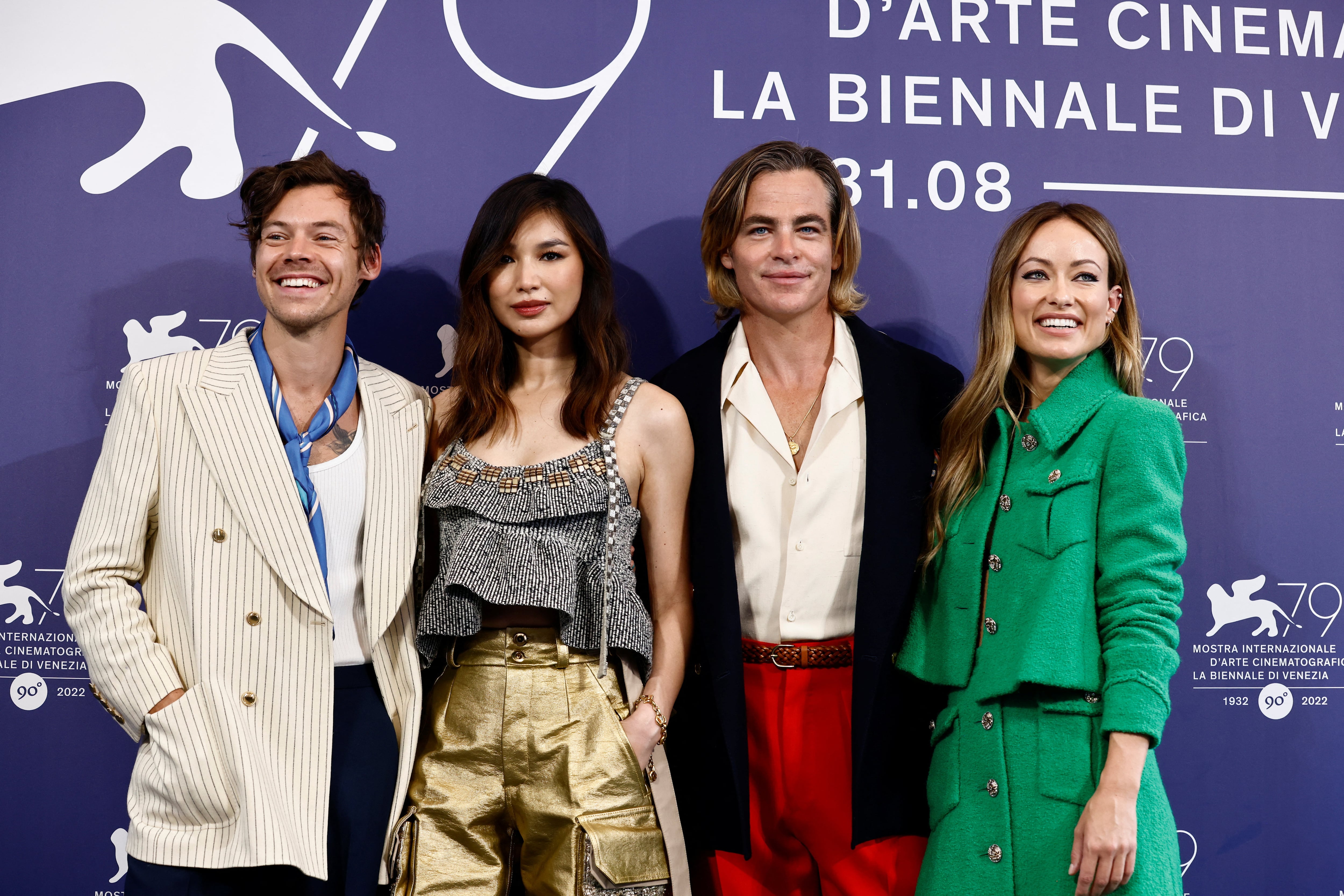 Harry Styles, Gemma Chan, Chris Pine y Olivia Wilde presentaron Don