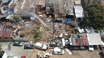 Accidente en polvorería en Rionegro,