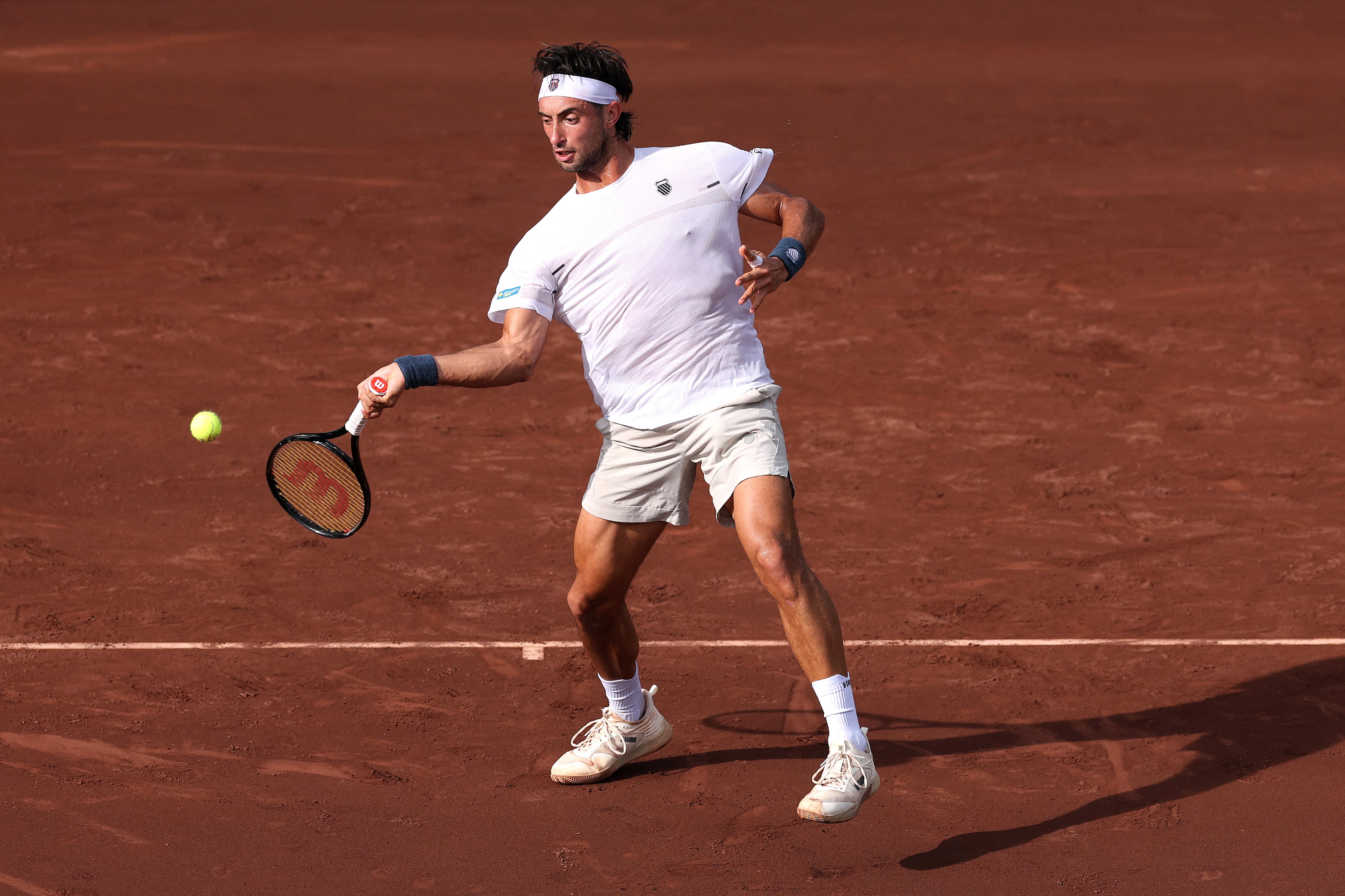 Thiago Tirante no pudo extender su gran semana en Houston (Fuente: AFP)