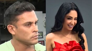 Christian Domínguez se mostró nervioso