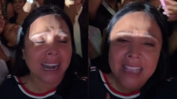 Tula Rodríguez lloró durante el