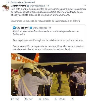 Presidente Petro confirma que hará