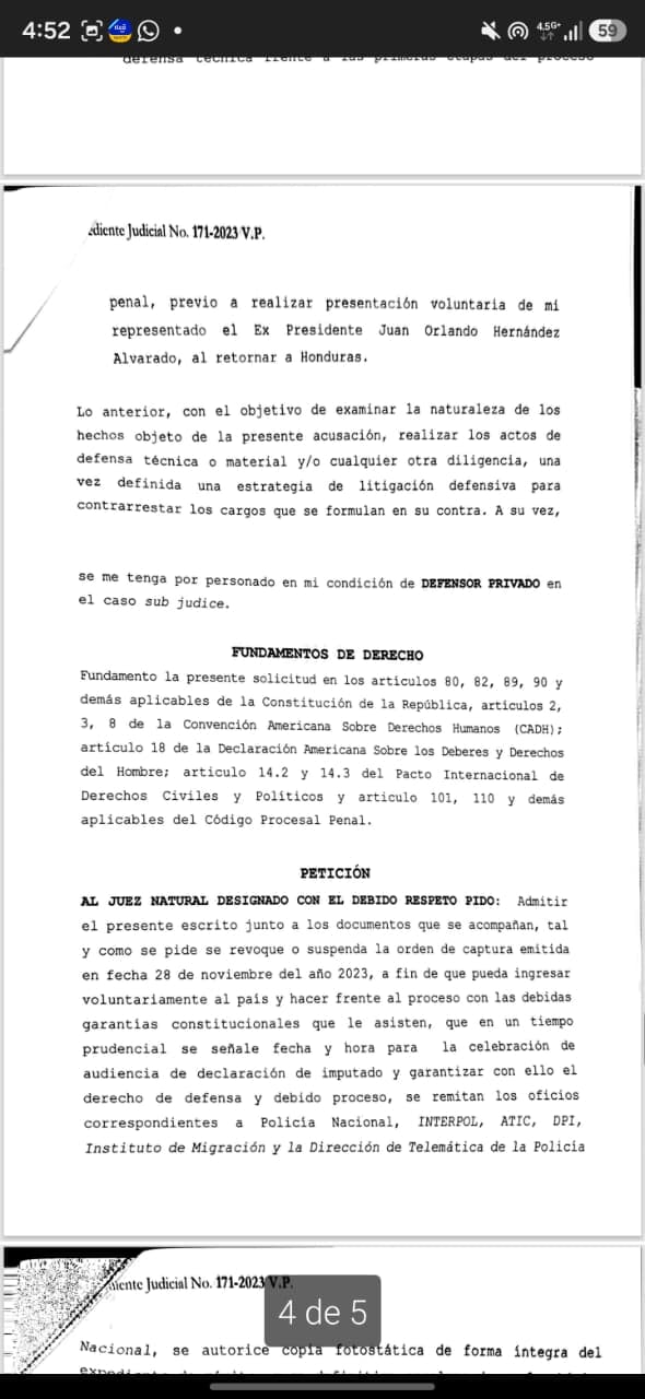 El planteo apunta a anular el requerimiento de aprehensión y a frenar eventuales trabas de migración, para que el exgobernante pueda ponerse a derecho y asistir a los tribunales