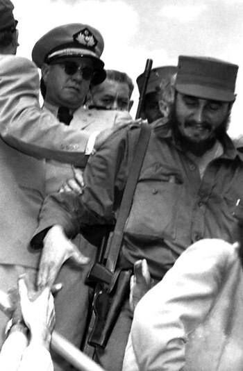 Fidel Castro en su primer