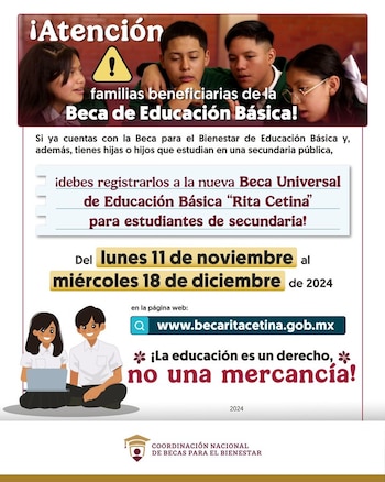 Alumnos y padres de familia tendrán más de un mes para realizar el registro.