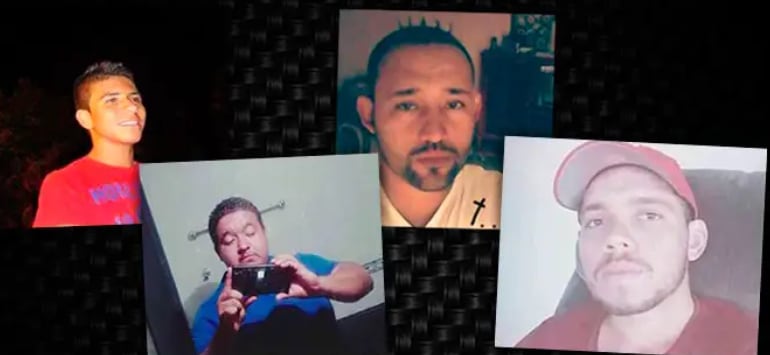 Wilivaldo Hernández, Jesús Ayala Aguilar, Adán Valencia y Jesús López Urbina,. (Redes sociales)