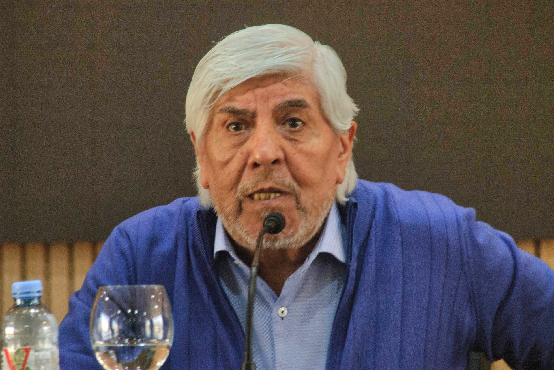 Hugo Moyano, líder del Sindicato de Camioneros