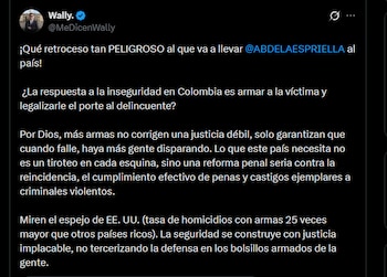 Wally - crédito @MeDicenWally/X