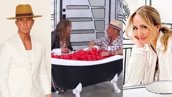 Andrea Legarreta y Erik Rubín