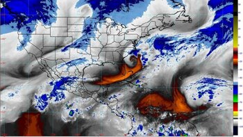 El Sistema Meteorológico Nacional pronostica lluvias en gran parte del país para el domingo 17 de noviembre (Foto: Twitter - Conagua Clima)