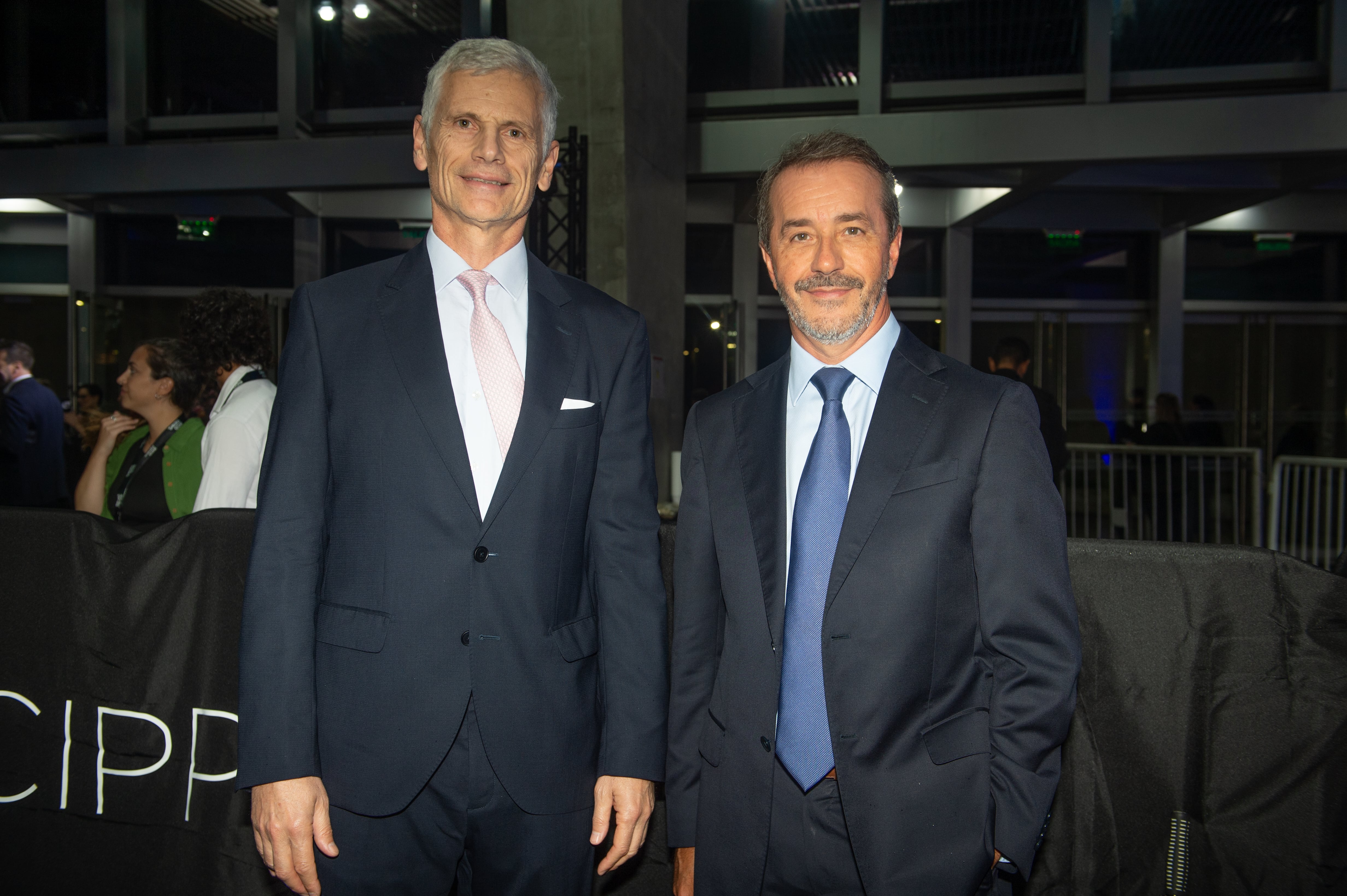 Guillermo Tempesta Leeds y Alejandro Butti, presidente y CEO de Santander