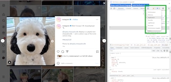 Ventana de Inspeccionar. (Infobae)