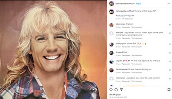 La muerte del guitarrista Rick