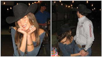 La modelo presumió por primera