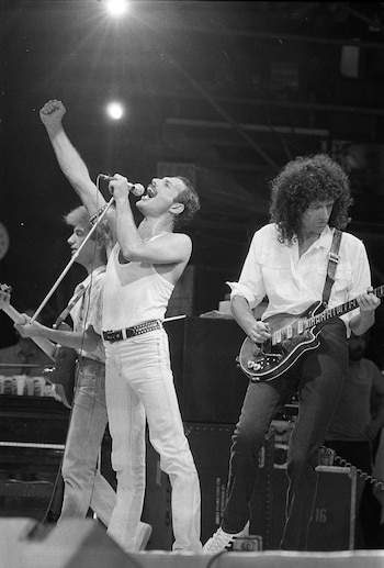 Freddie Mercury y Brian May