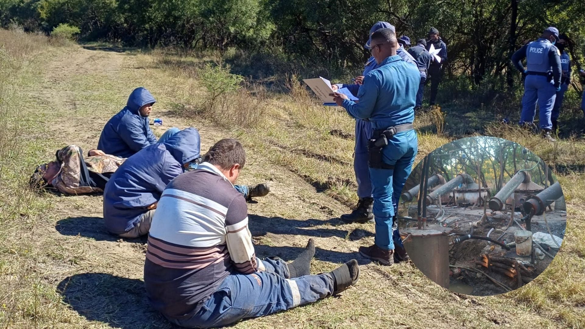 El pasado miércoles 13 de mayo se dio a conocer que cuatro mexicanos fueron detenidos tras el hallazgo de un narcolaboratorio en Sudáfrica. Foto: Policía de Sudáfrica