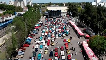La caravana partió desde el