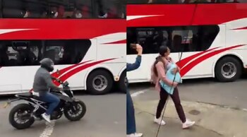 Decenas de personas permanecían en