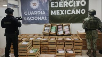 Guardia Nacional descubre cargamento de