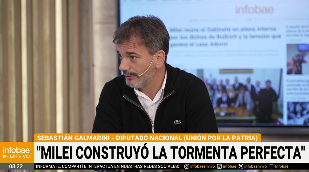 Sebastián Galmarini advierte que el presidente argentino no podría ganar una elección en el actual contexto político y social