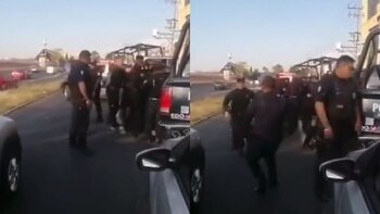 Balacera entre policías de Ecatepec