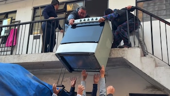 A Autoridade Judiciária explica como funciona o despejo escrito para recuperar a casa rapidamente. (Foto: Gravação de vídeo/Agência Andina)