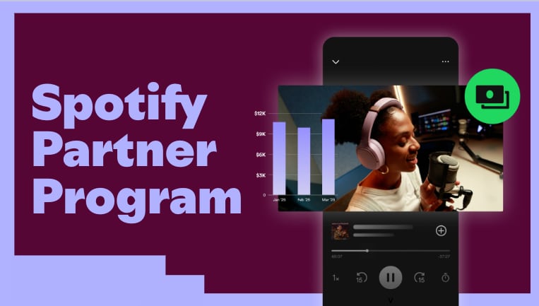Spotify anuncia la llegada de Spotify Partner Program a Colombia, un programa que amplía las formas en que los creadores pueden monetizar su contenido y desarrollar su presencia en la plataforma. (Spotify)