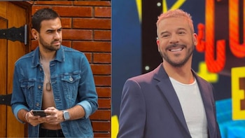 Adolfo Aguilar y su nueva pareja José Antonio Ortiz Fernández.