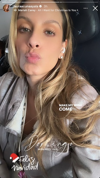 Laura Acuña publicó mensaje de