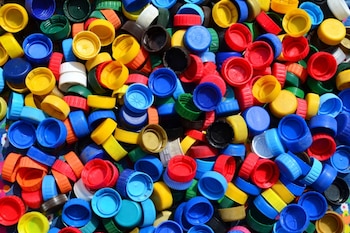 tapas de plastico