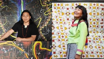 Rember Yahuarcani y Sara Flores