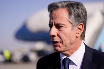 Antony Blinken destacó que el Ejército israelí ha cumplido con la mayoría de sus objetivos militares y que “ahora es el momento de convertir esos éxitos en una victoria estratégica duradera” (REUTERS/Nathan Howard)