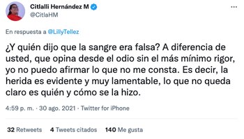 La respuesta de Hernández a