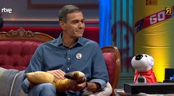 Pedro Sánchez en 'La Revuelta' (TVE).