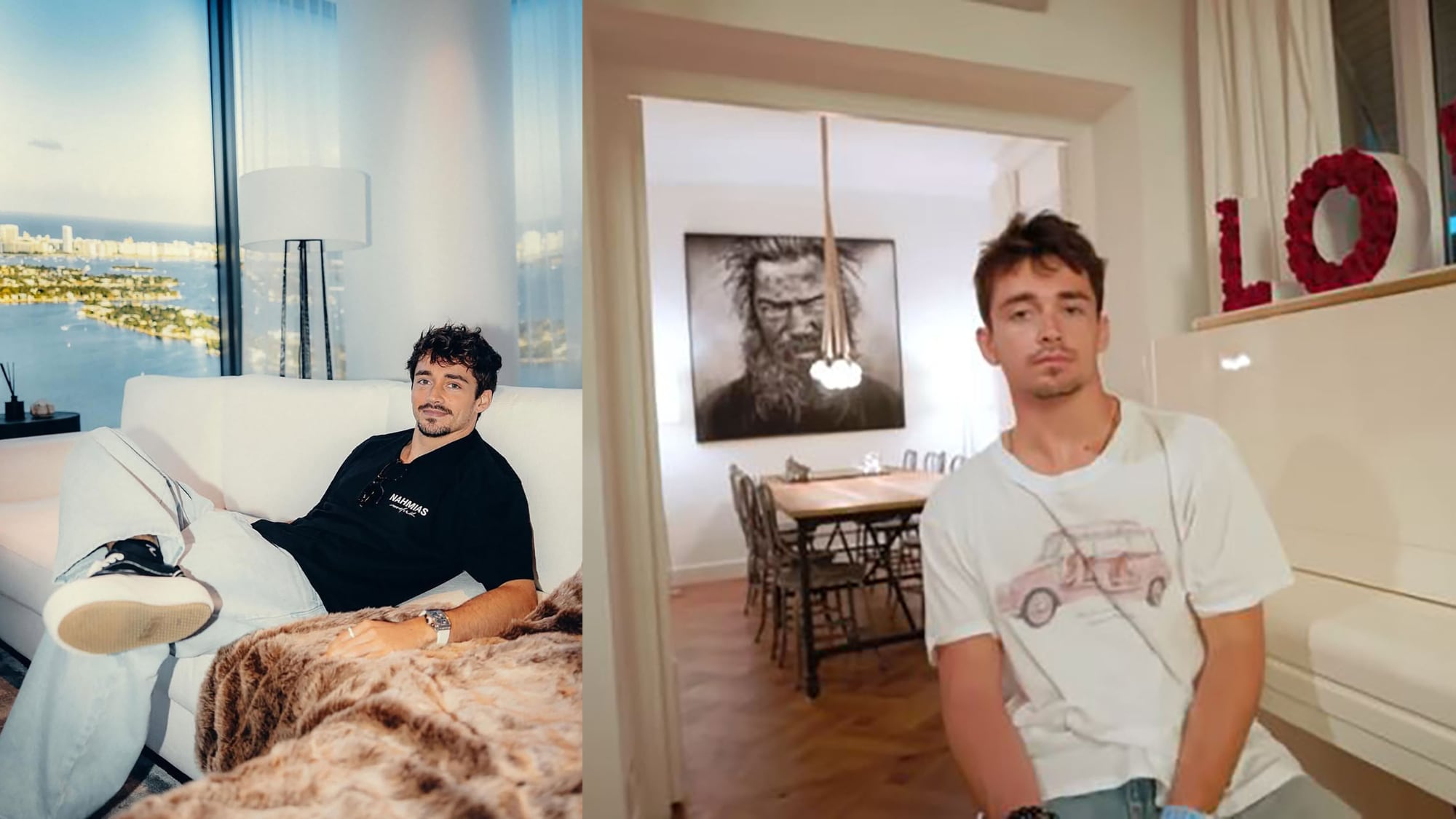 Charles Leclerc apuesta por Miami y Mónaco como sedes de su vida fuera de las pistas. (Imagen Ilustrativa Infobae)