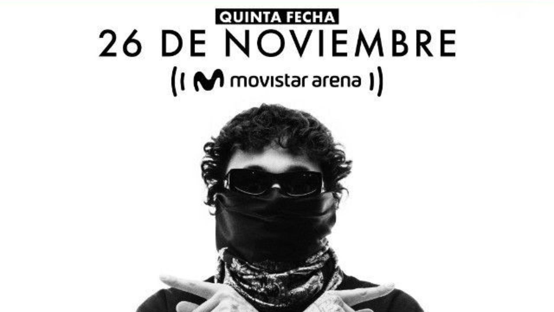 Beéle brindará cinco fechas en el Movistar Arena de Bogotá, en noviembre - crédito cortesía Megalive