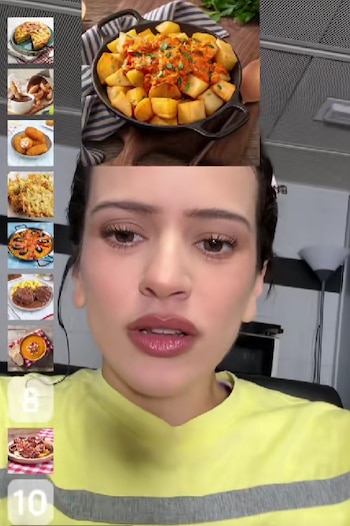 Rosalía pone en el primer puesto la tortilla de patata