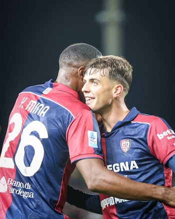 Luciano Spalletti calificó de antideportiva la actitud del defensor colombiano durante las discusiones y festejos del partido - crédito Cagliari