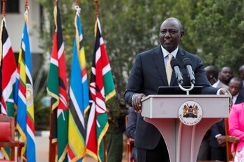 El Tribunal Supremo de Kenia confirmó la victoria del vicepresidente William Ruto en las eleccciones presidenciales de agosto (REUTERS/Monicah Mwangi)