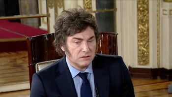 El presidente Javier Milei