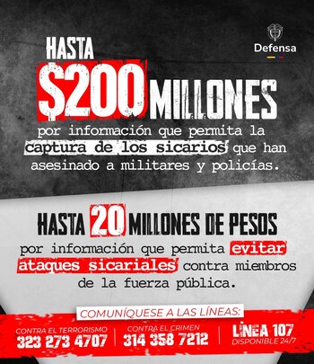 Las autoridades de Antioquia han