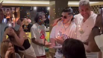 Shakira estuvo de fiesta en