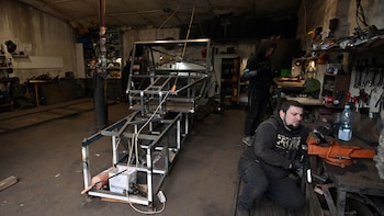 El taller de Musa (AFP)