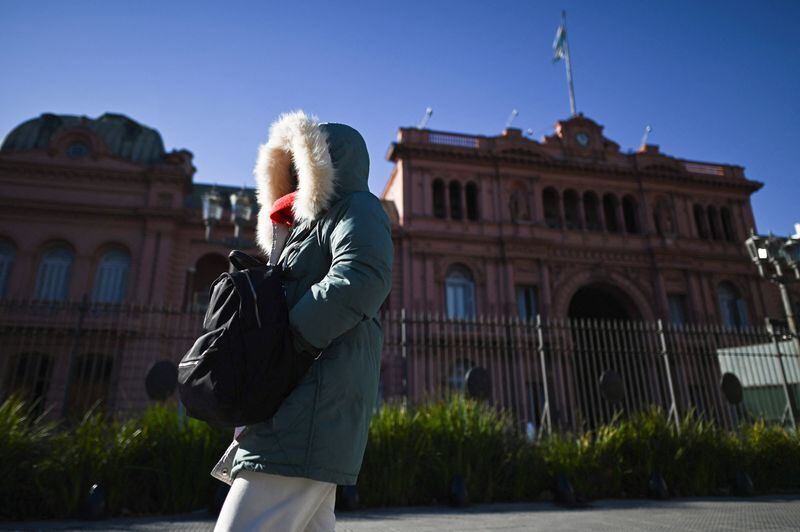 El SMN pronostica un marcado descenso de temperaturas en el AMBA tras las lluvias (REUTERS/Pedro Lazaro Fernandez)