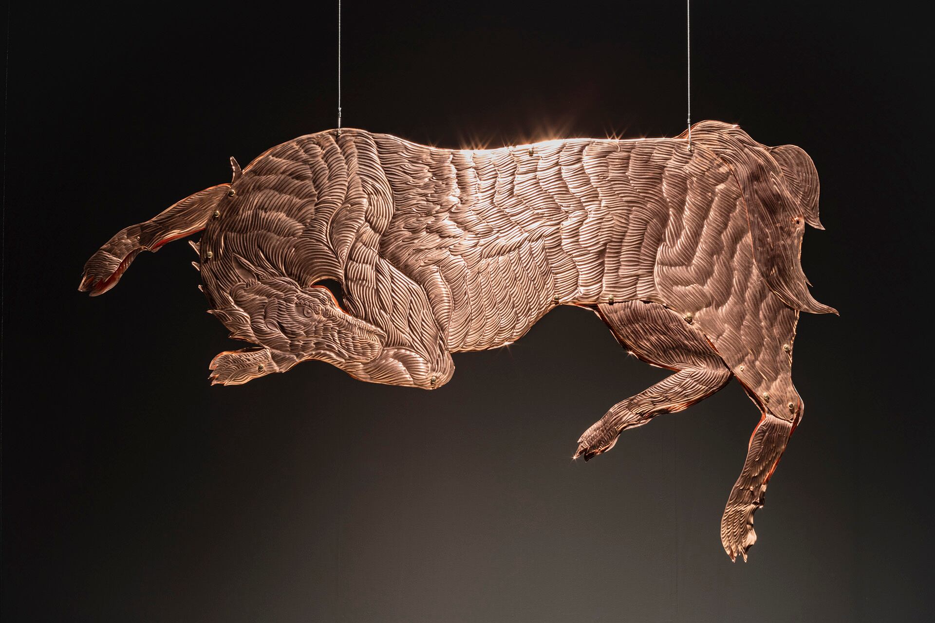 Lobo, del artista mongol Bekhbaatar Enkhtur