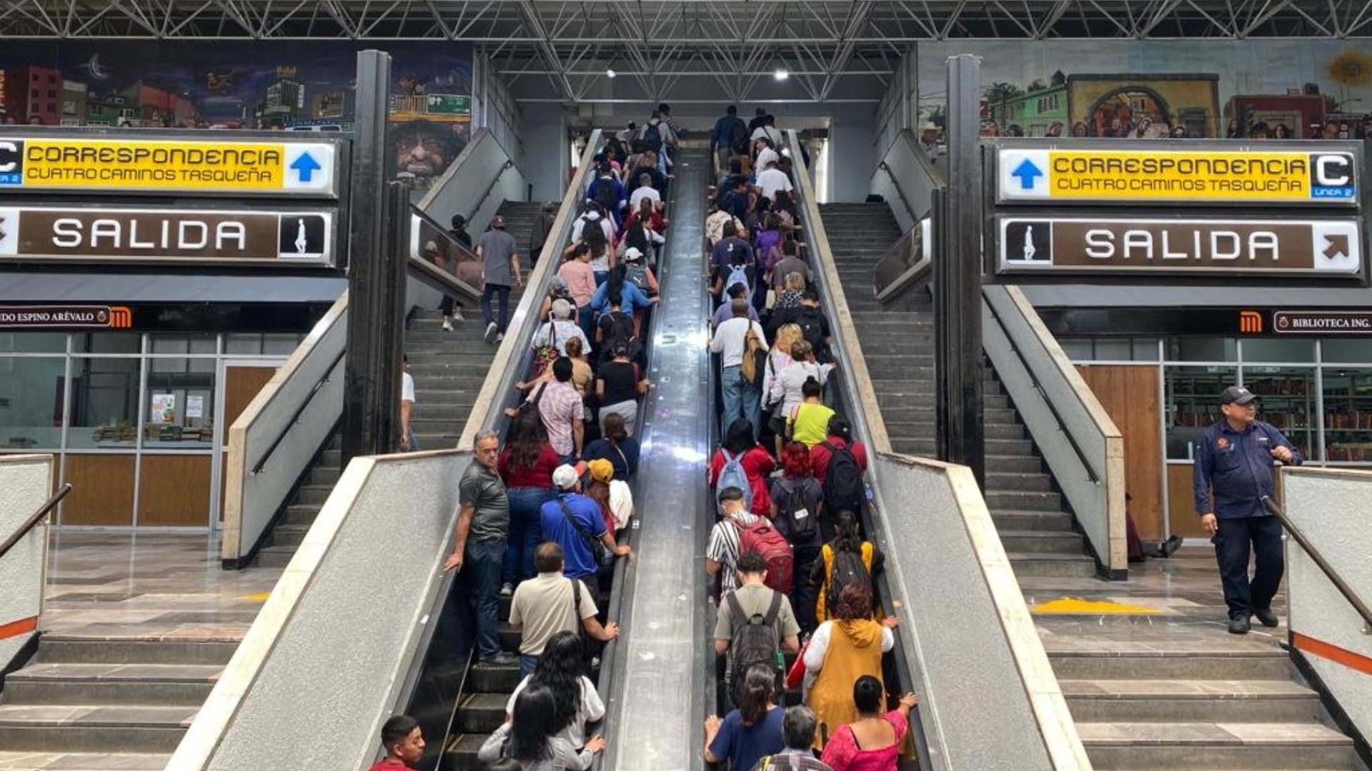 A pesar del avance, San Antonio Abad, Chabacano, Zócalo/Tenochtitlan, Nativitas y Portales continúan sin servicio de ascenso ni descenso. (Twitter/@MetroCDMX)