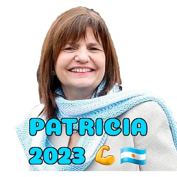 Políticos en el Recreo - Emoji Patricia Bullrich