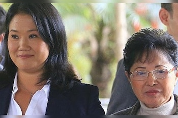 Keiko Fujimori y Susana Higuchi.
