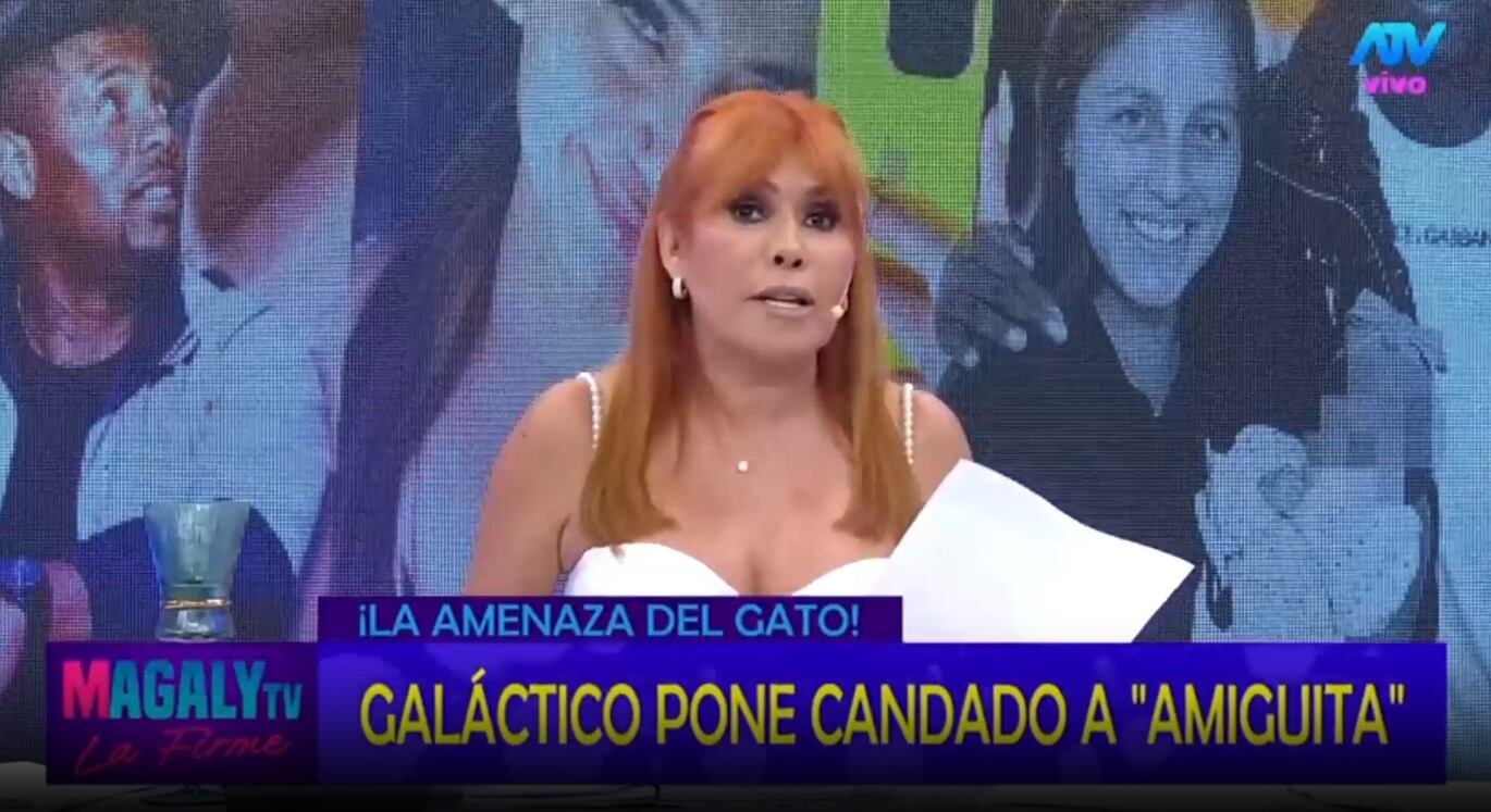 Joven ampayada afirma que Roberto Guizasola le escribía desde que era menor de edad. Infobae Perú / Captura TV - Magaly TV La Firme