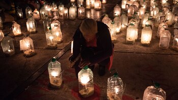 Se prendieron velas en las